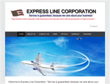 Tablet Screenshot of expresslinecorp.com